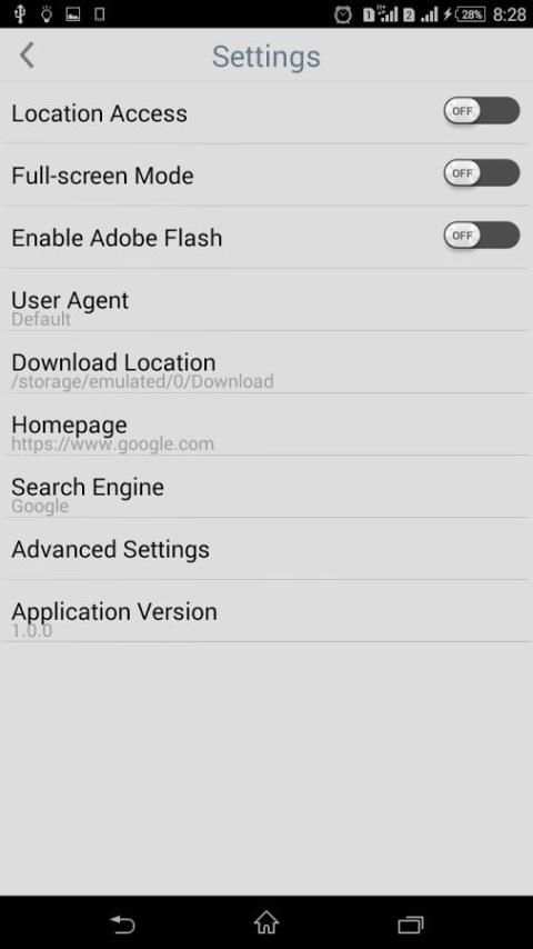 Falcon Browser screenshot 5