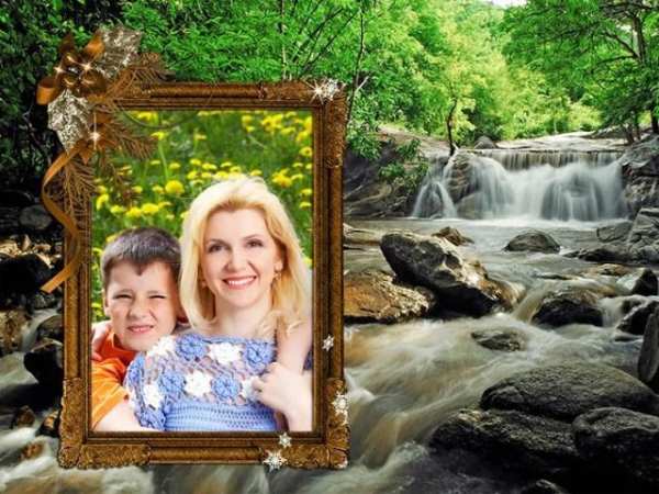 Waterfall Photo Frames Dual स्क्रीनशॉट 1