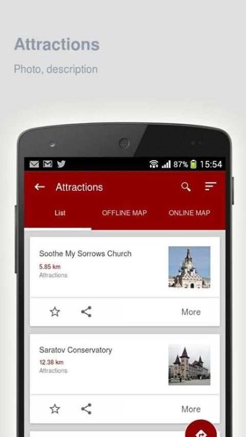 Saratov: Offline travel guide screenshot 3