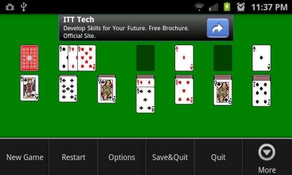 Solitaire Plus скриншот 1