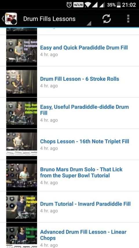 Drum Lessions स्क्रीनशॉट 2