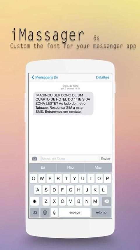 Messenger iOS 9 style screenshot 2