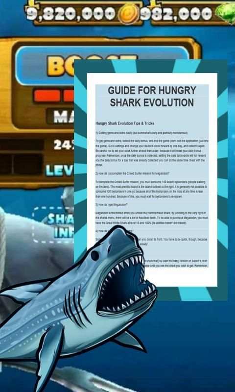 Guide Hungry Shark Evolution screenshot 3