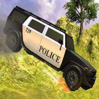 Offroad полиции Jeep вождения