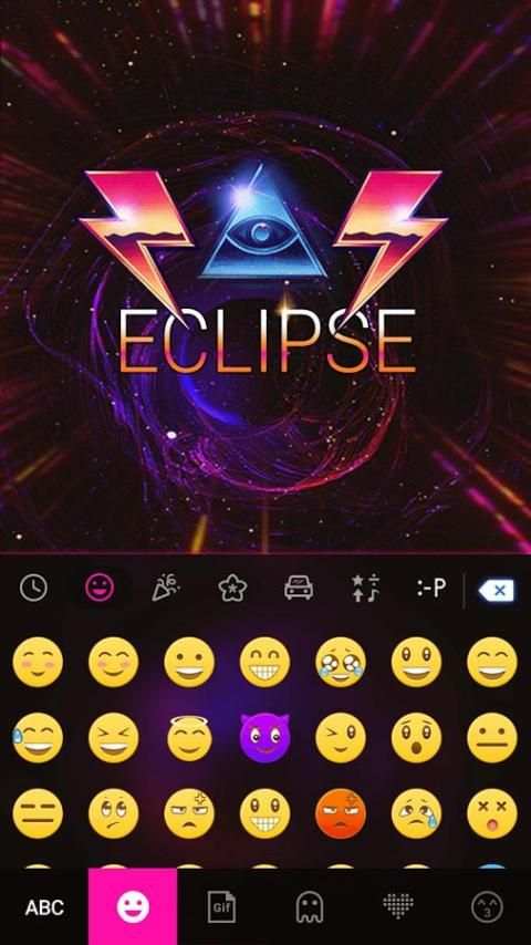 Eclipse Theme for iKeyboard स्क्रीनशॉट 5
