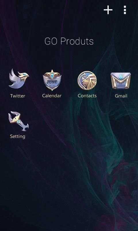 Lion GO Launcher Theme скриншот 1