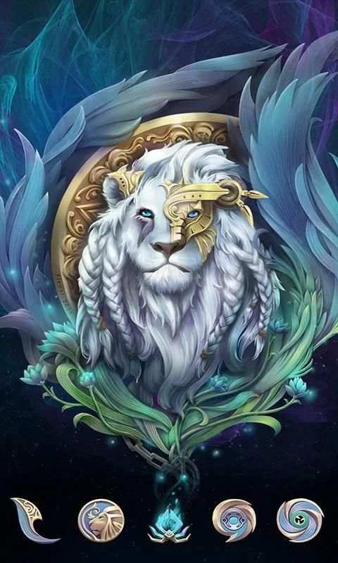 Lion GO Launcher Theme скриншот 4