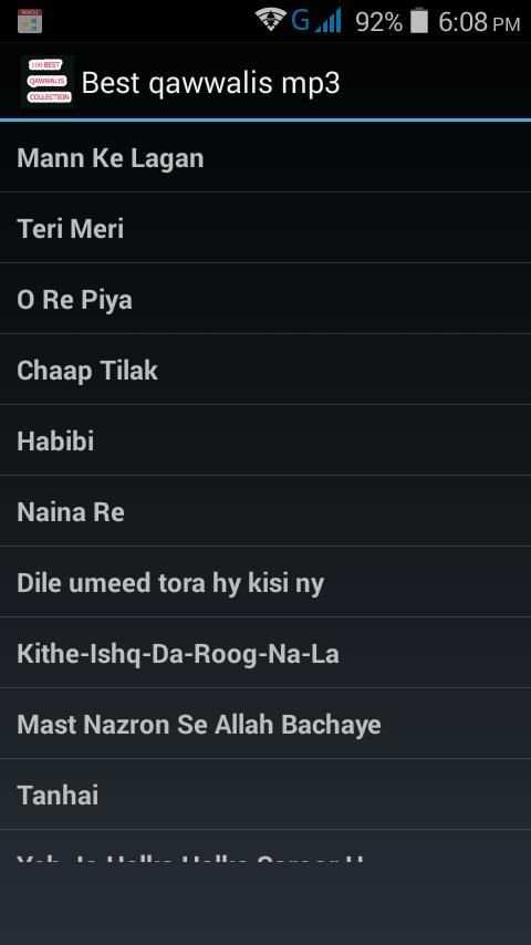 best qawwalis mp3 screenshot 2