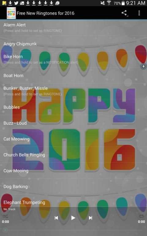 Free New Ringtones for 2016 3 تصوير الشاشة