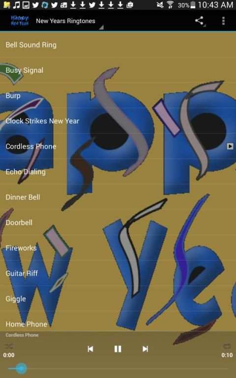 New Years Ringtones скриншот 2