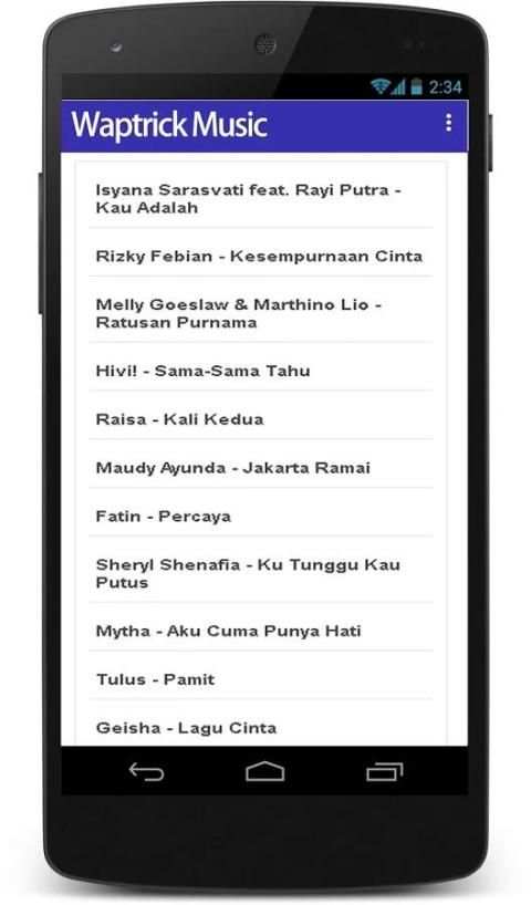 Waptrick Top Music 2 تصوير الشاشة