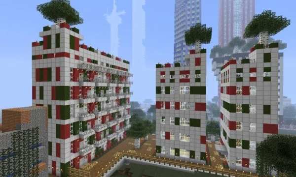 Build: Skyscraper minecraft 3 تصوير الشاشة