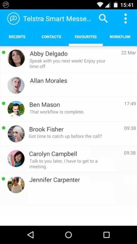 Telstra Smart Messenger screenshot 1