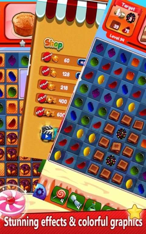 Candy Jam 1 تصوير الشاشة