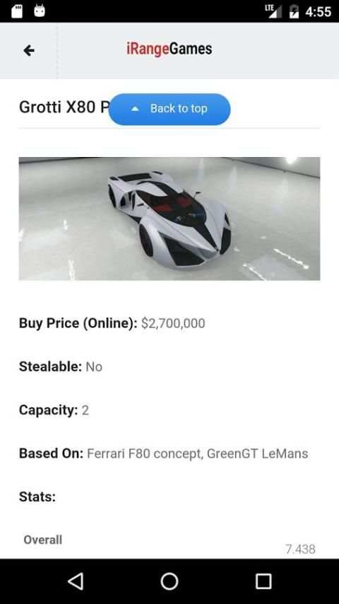 Cars of GTA 5/V Vehicle Guide screenshot 6