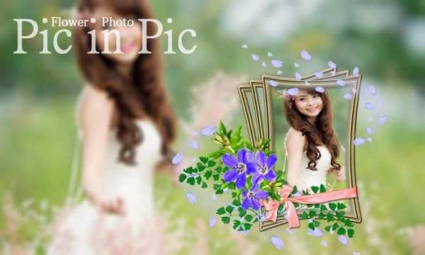Pic in Pic (PIP) Flower Photo screenshot 6