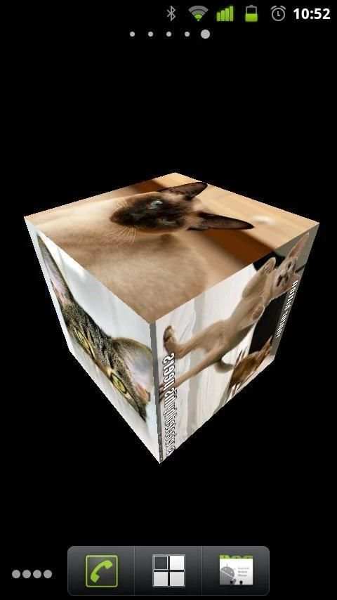 Slideshow Cube Wallpaper Lite screenshot 3