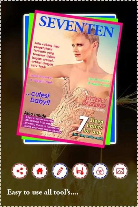 Magazine Cover Photo Frame скриншот 3
