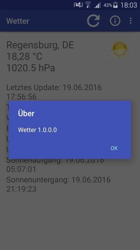 WeatherApp скриншот 1