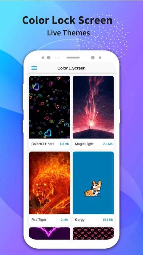 Color Lock Screen - Live Lock Screen स्क्रीनशॉट 4