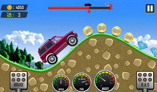 Mountain Climb Racer स्क्रीनशॉट 3