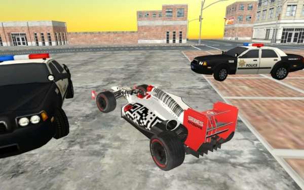 Formula vs Police Car Chase screenshot 3
