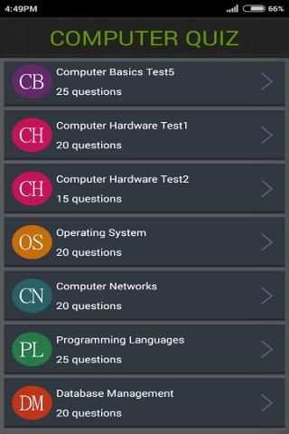 IBPS Computer QUIZ स्क्रीनशॉट 4