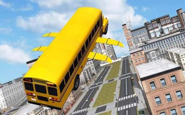 Flying Bus Simulator Vice City screenshot 2