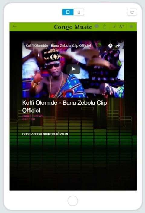 Congo Music 6 تصوير الشاشة