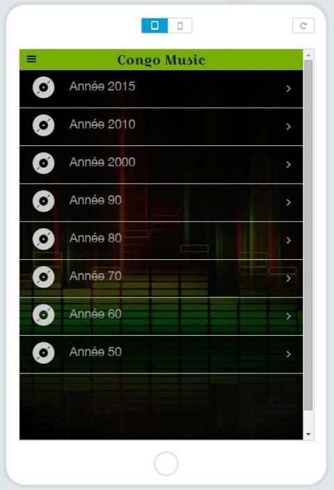 Congo Music 5 تصوير الشاشة