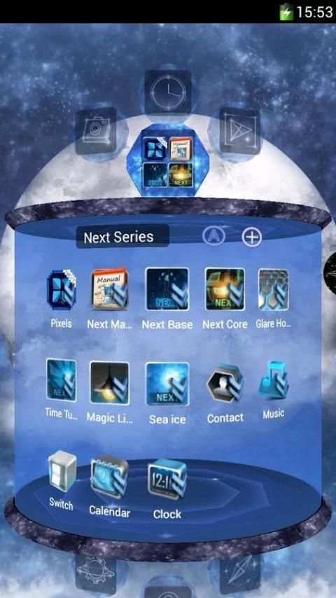 Next Constellation3D Theme 1 تصوير الشاشة