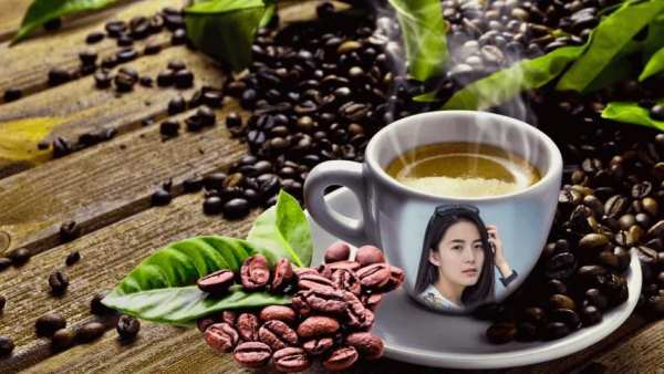 Coffee Cup GIF Photo Frame screenshot 1