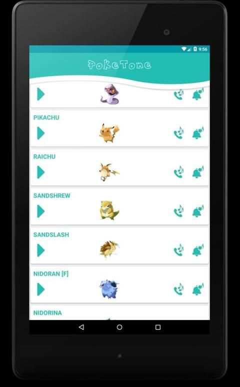PokeTone: Pokemon Ringtones screenshot 1