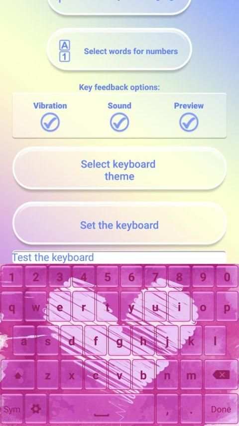 Sketch Keyboard with Emoticons screenshot 6