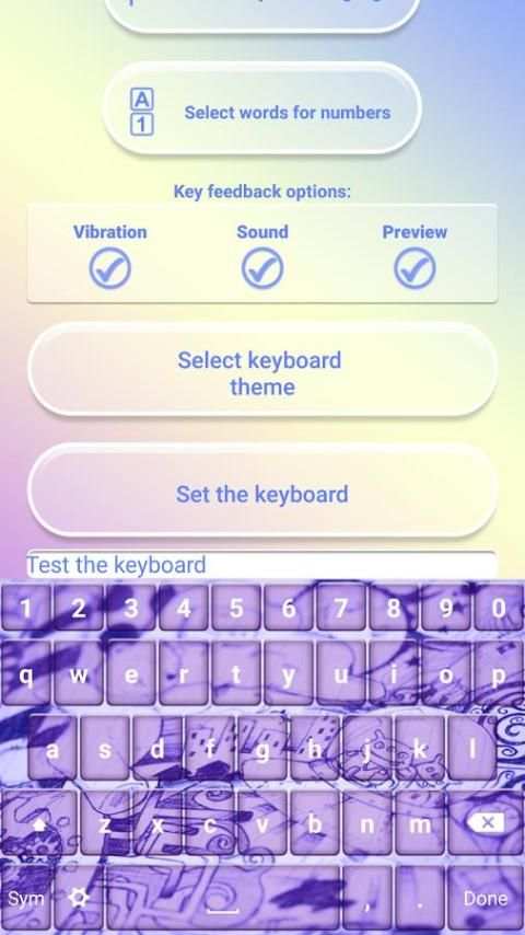 Sketch Keyboard with Emoticons screenshot 5