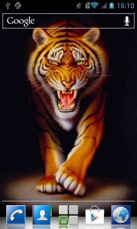 Tiger live wallpaper screenshot 2