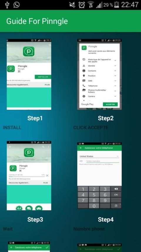 Guide for pinngle screenshot 3