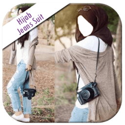 ikon Hijab Jeans Suit