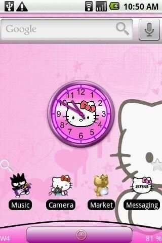 Открытый домашний скин - Hello Kitty 2 تصوير الشاشة