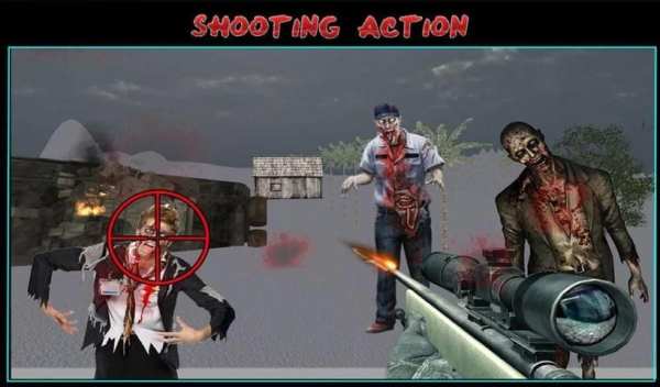 Shooting Zombie Sniper screenshot 1