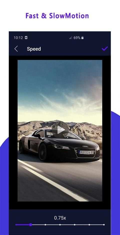 Add Song to Video ( Video Trimmer & Slow motion ) screenshot 2