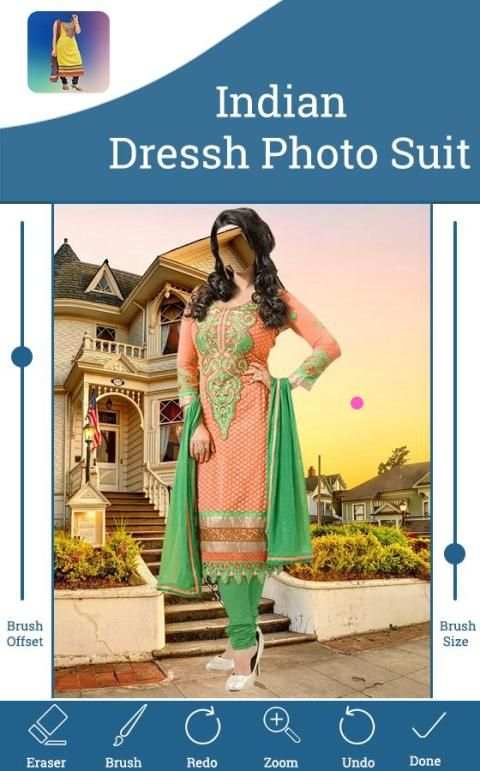 Indian Dress Photo Suit screenshot 2