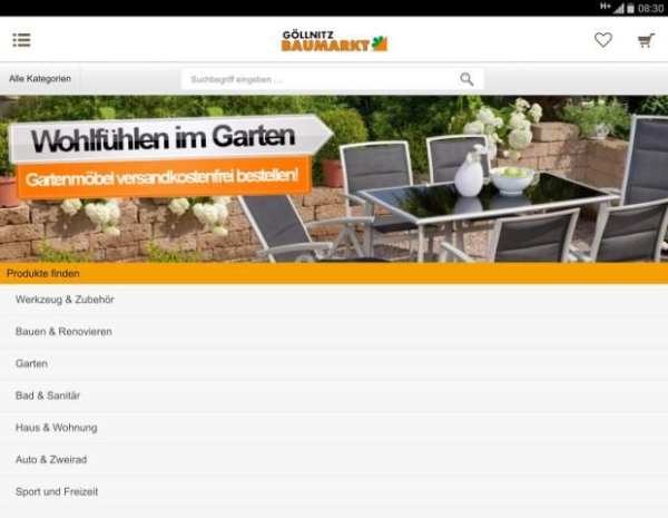 Baumarkt Göllnitz Shop screenshot 3