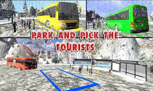 Offroad Snow Hill Bus Drive screenshot 12