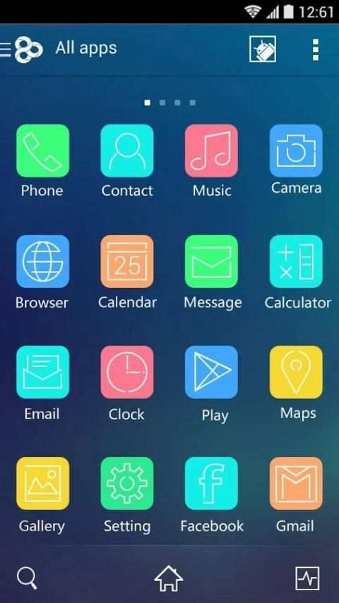 Venus GO Launcher Live Theme скриншот 1