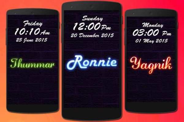 My Name Neon 5 تصوير الشاشة