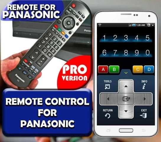 Remote control for panasonic screenshot 2