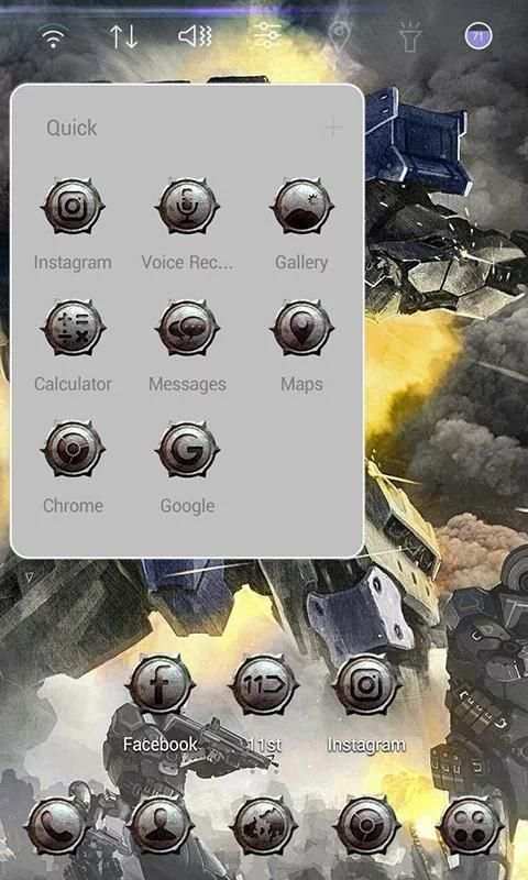 Robot Wars Launcher theme 2 تصوير الشاشة