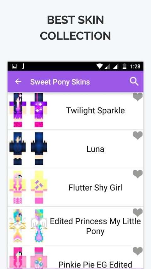 Sweet Pony Skin for Minecraft screenshot 3