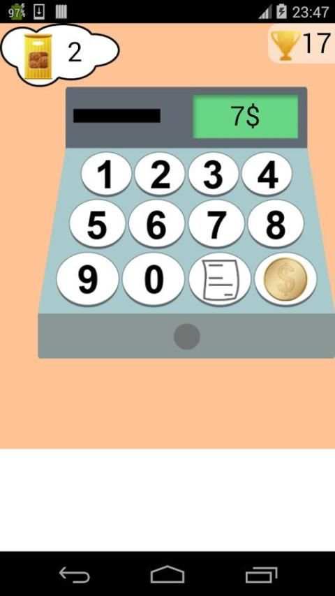 supermarket cashier game screenshot 2